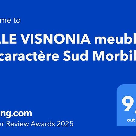 BELLE VISNONIA meublé de caractère Sud Morbihan Béganne Exterior foto